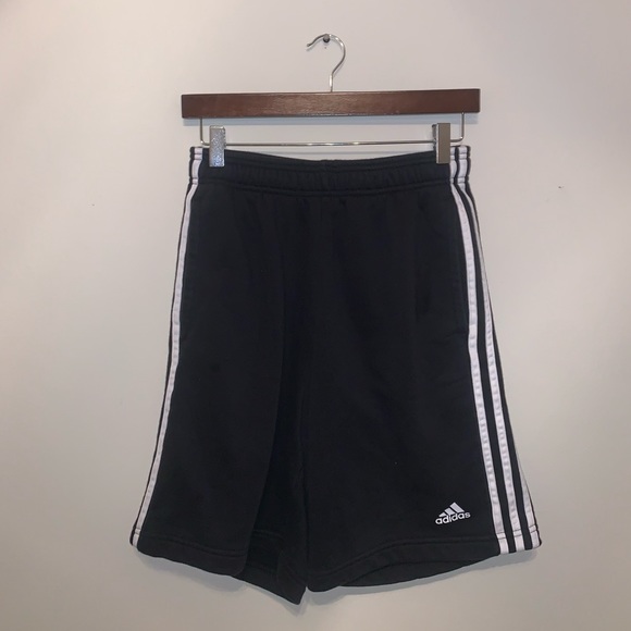 adidas Other - Adidas Black & White Striped Shorts size S